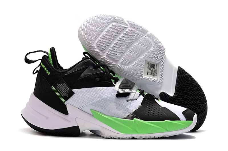 2020 Air Jordan Why Not Zero.3 Black White Green Shoes